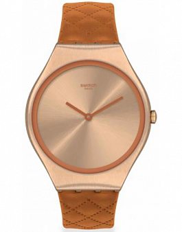 Swatch BROWN QUILTED SYXG115